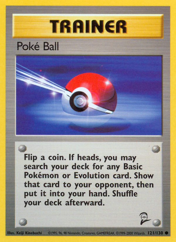 Poke Ball (121/130) [Base Set 2] Pokémon