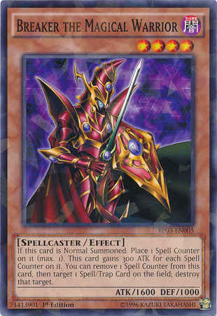 Breaker the Magical Warrior [BP03-EN005] Shatterfoil Rare Yu-Gi-Oh!