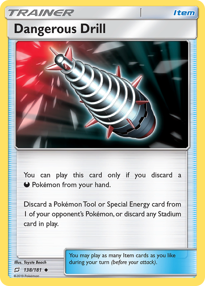 Dangerous Drill (138/181) [Sun & Moon: Team Up] Pokémon