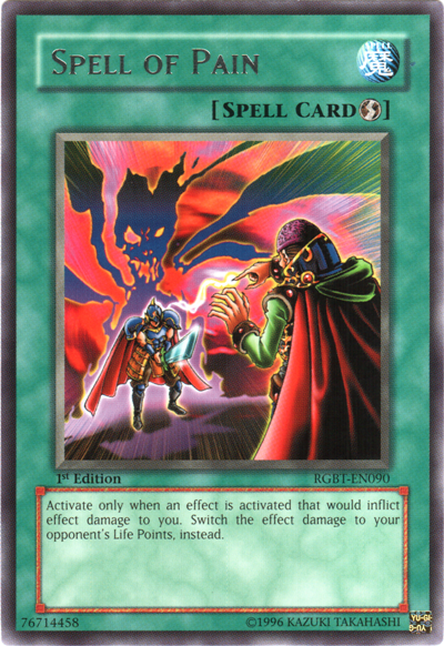 Spell of Pain [RGBT-EN090] Rare Yu-Gi-Oh!
