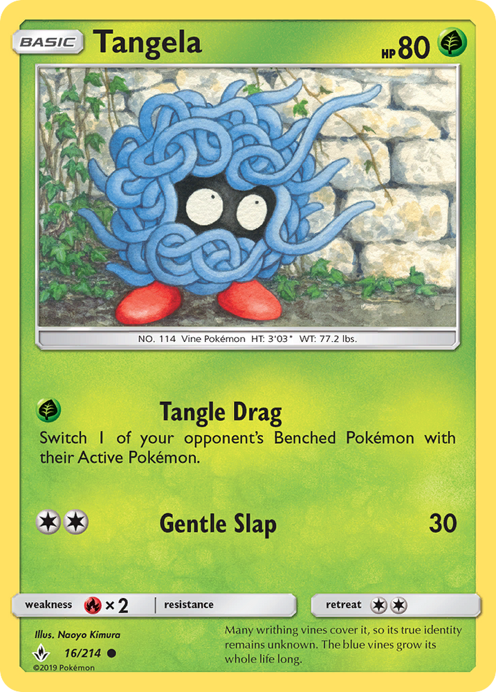 Tangela (16/214) [Sun & Moon: Unbroken Bonds] Pokémon