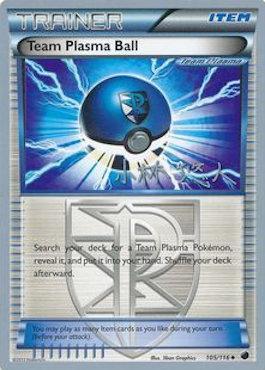 Team Plasma Ball (105/116) (Plasma Power - Haruto Kobayashi) [World Championships 2014] Pokémon