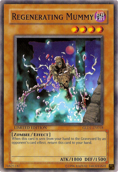 Regenerating Mummy [GLD1-EN018] Common Yu-Gi-Oh!