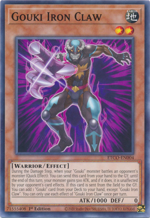 Gouki Iron Claw [ETCO-EN004] Common Yu-Gi-Oh!