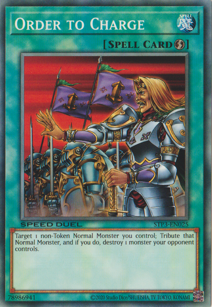 Order to Charge [STP3-EN025] Common Yu-Gi-Oh!