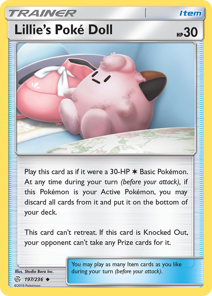 Lillie's Poke Doll (197/236) [Sun & Moon: Cosmic Eclipse] Pokémon