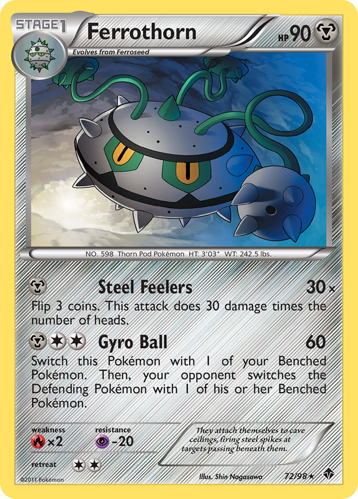 Ferrothorn (72/98) [Black & White: Emerging Powers] Pokémon