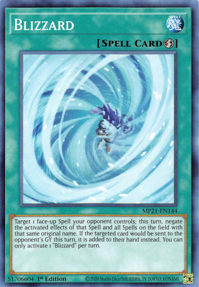 Blizzard [MP21-EN144] Common Yu-Gi-Oh!