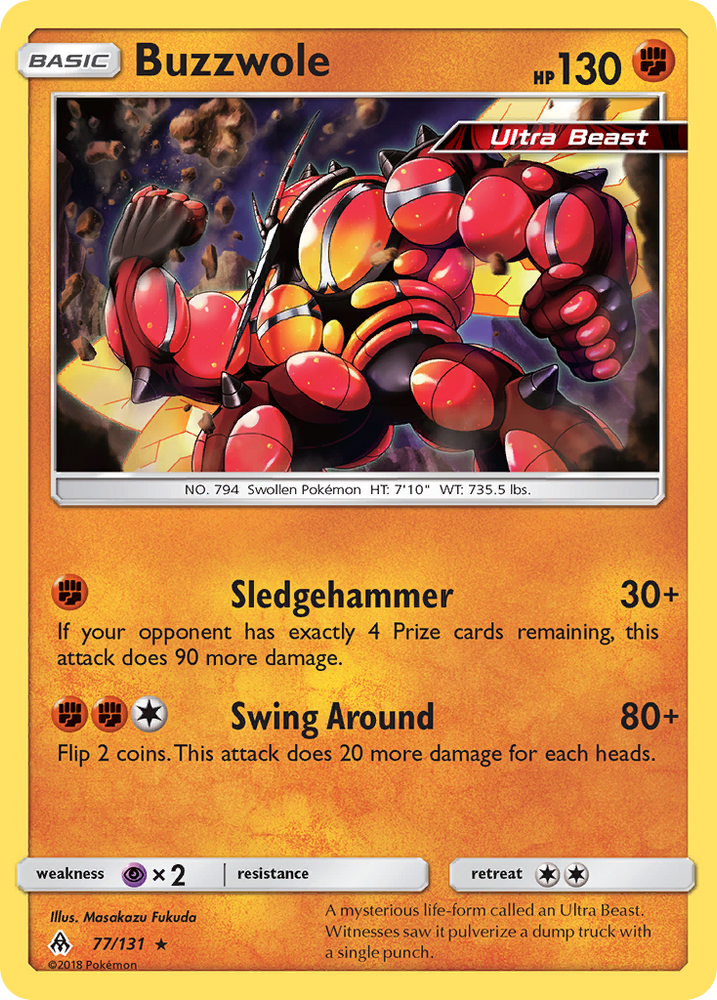 Buzzwole (77/131) [Sun & Moon: Forbidden Light] Pokémon