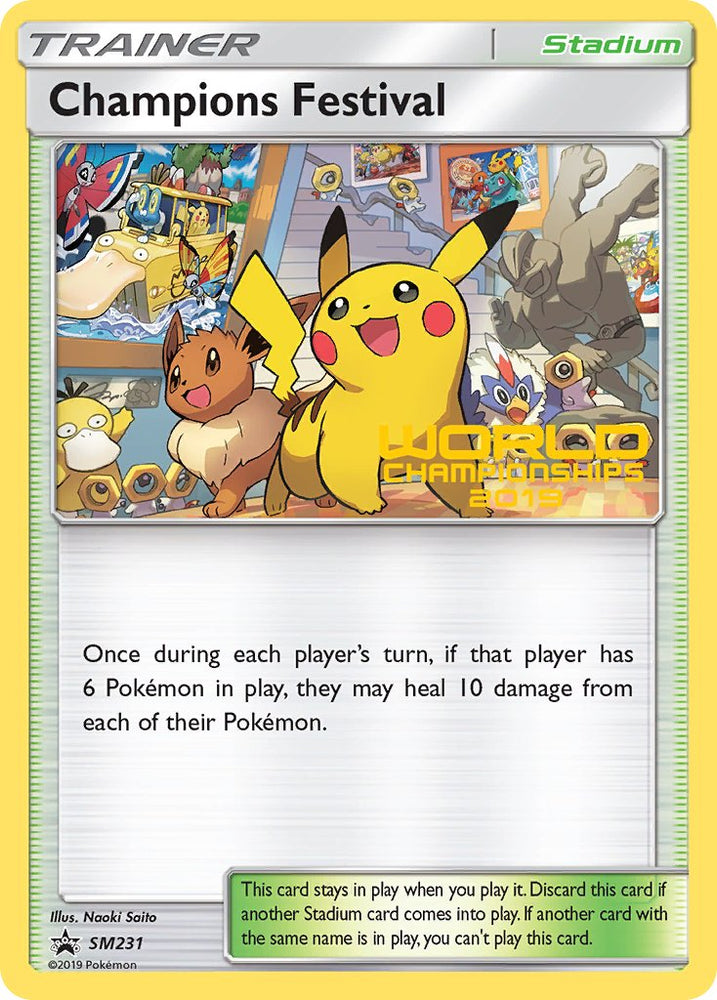 Champions Festival (SM231) (Semi Finalist 2019) [Sun & Moon: Black Star Promos] Pokémon
