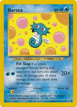 Horsea (62/111) [Neo Genesis Unlimited] Pokémon