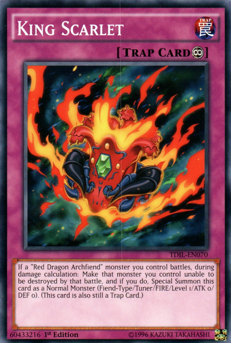 King Scarlet [TDIL-EN070] Common Yu-Gi-Oh!