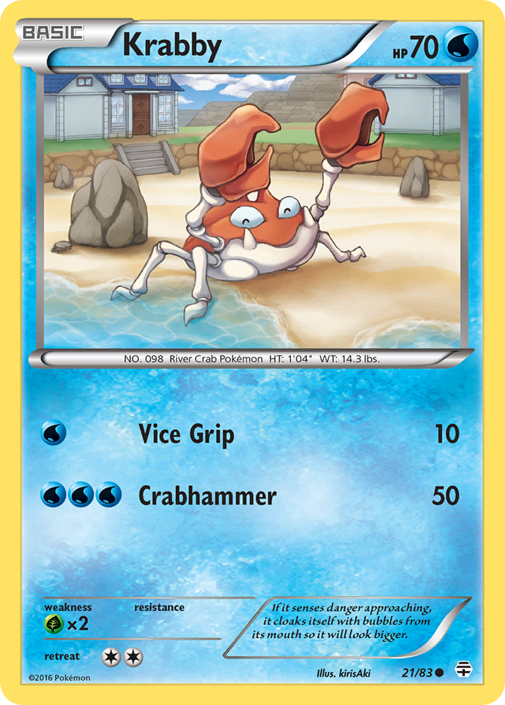 Krabby (21/83) [XY: Generations] Pokémon