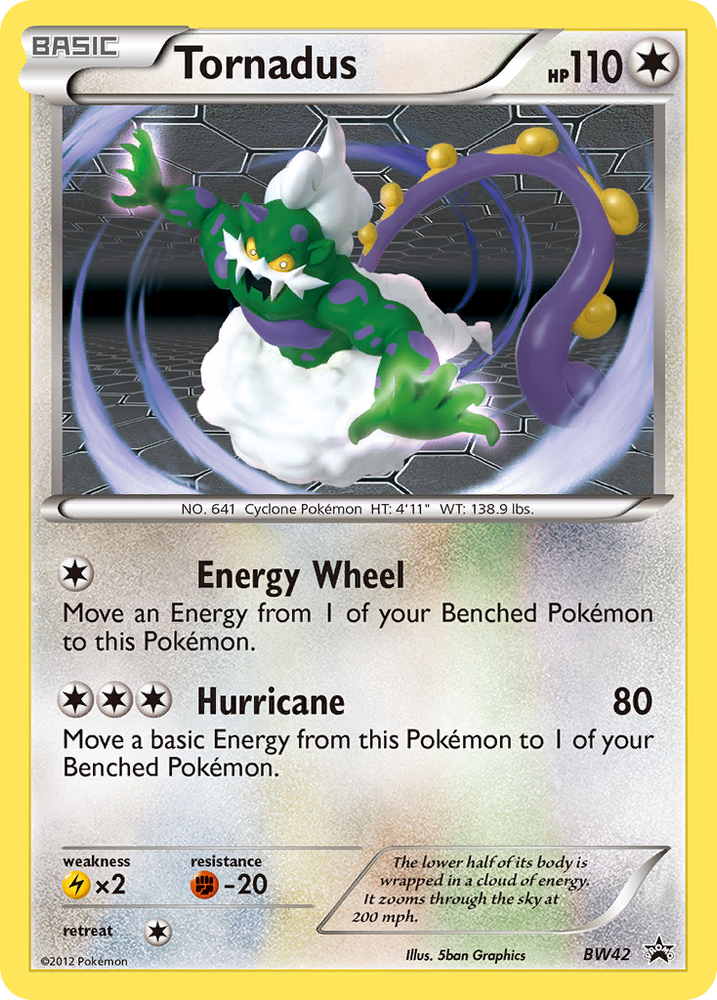 Tornadus (BW42) [Black & White: Black Star Promos] Pokémon