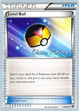 Level Ball (89/99) (Eeltwo - Chase Moloney) [World Championships 2012] Pokémon