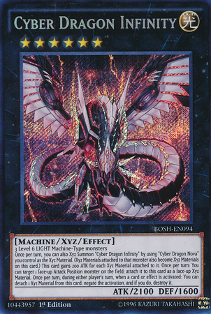 Cyber Dragon Infinity [BOSH-EN094] Secret Rare Yu-Gi-Oh!