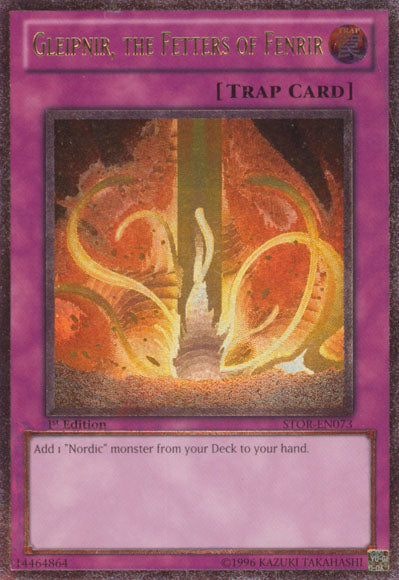Gleipnir, the Fetters of Fenrir [STOR-EN073] Ultimate Rare Yu-Gi-Oh!