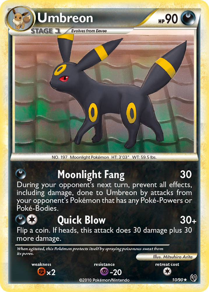 Umbreon (10/90) [HeartGold & SoulSilver: Undaunted] Pokémon