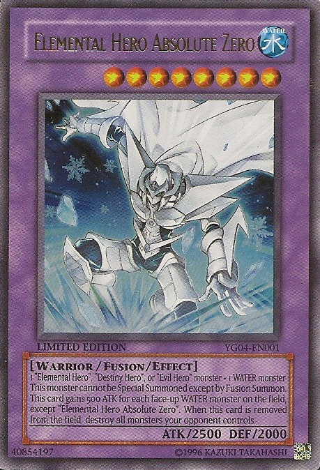 Elemental Hero Absolute Zero [YG04-EN001] Ultra Rare Yu-Gi-Oh!