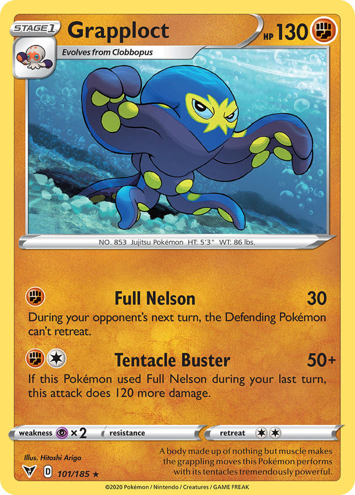 Grapploct (101/185) [Sword & Shield: Vivid Voltage] Pokémon