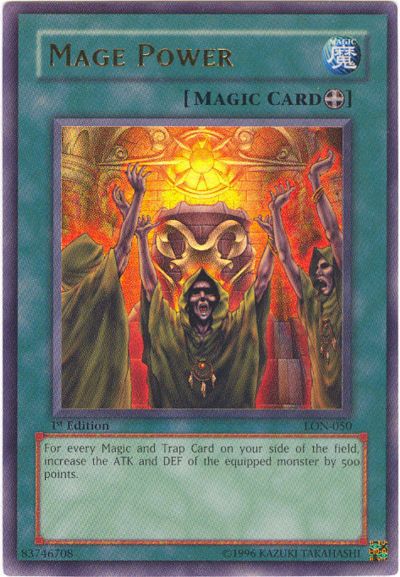 Mage Power [LON-050] Ultra Rare Yu-Gi-Oh!