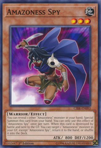 Amazoness Spy [CIBR-EN093] Common Yu-Gi-Oh!