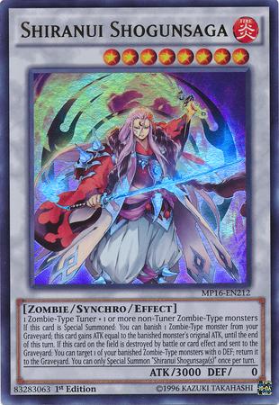 Shiranui Shogunsaga [MP16-EN212] Ultra Rare Yu-Gi-Oh!