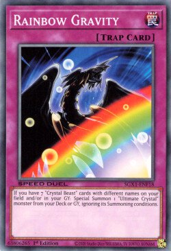Rainbow Gravity [SGX1-ENF18] Common Yu-Gi-Oh!