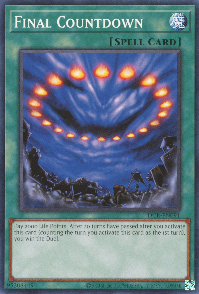 Final Countdown [DCR-EN091] Common Yu-Gi-Oh!