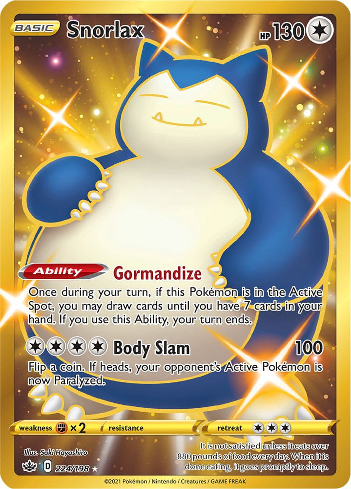 Snorlax (224/198) [Sword & Shield: Chilling Reign] Pokémon