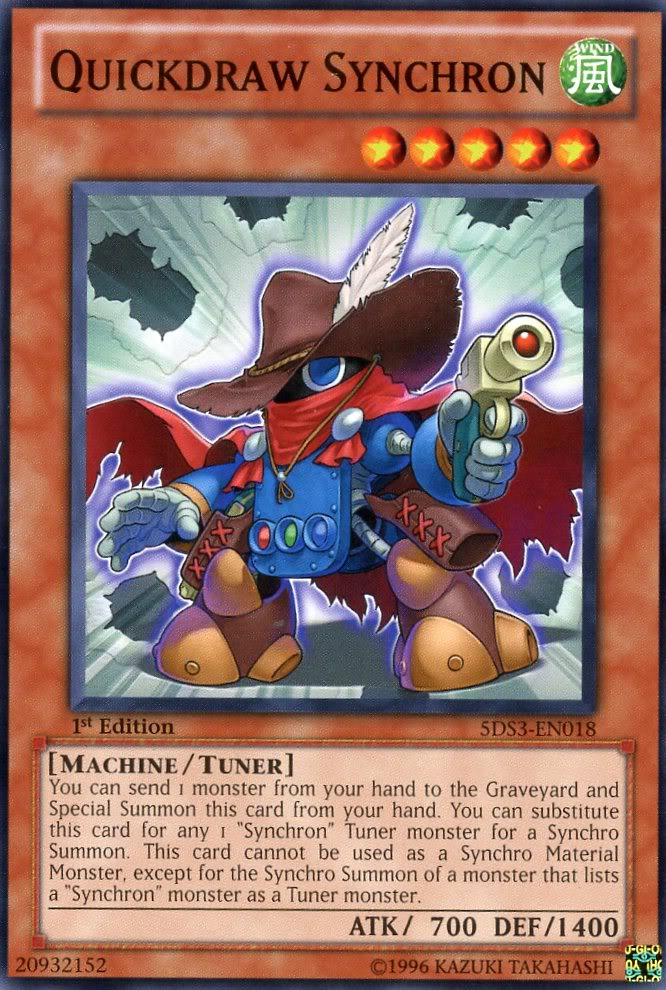 Quickdraw Synchron [5DS3-EN018] Common Yu-Gi-Oh!