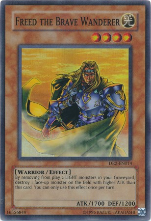 Freed the Brave Wanderer [DR2-EN014] Super Rare Yu-Gi-Oh!