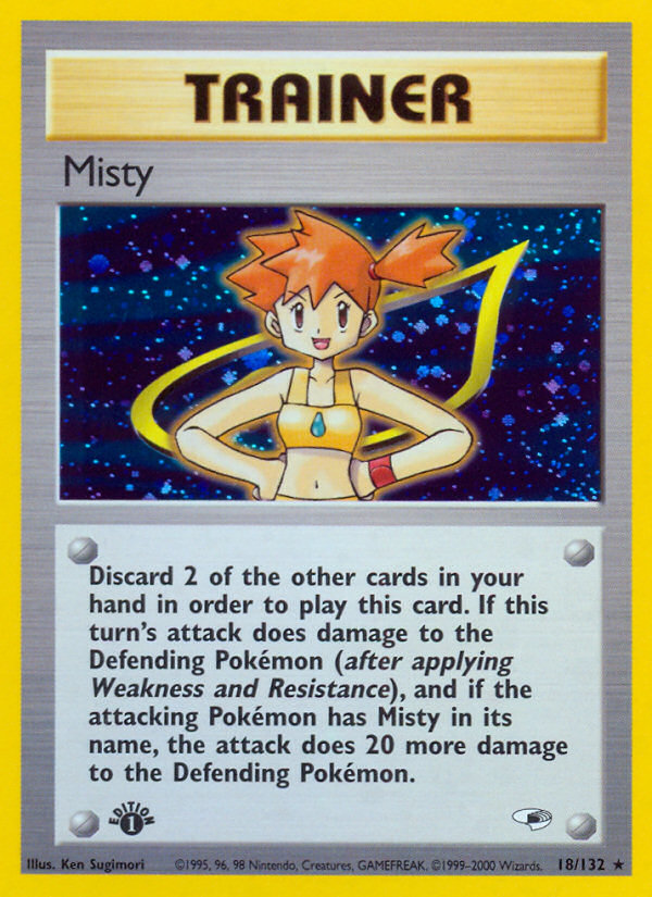 Misty (18/132) [Gym Heroes 1st Edition] Pokémon