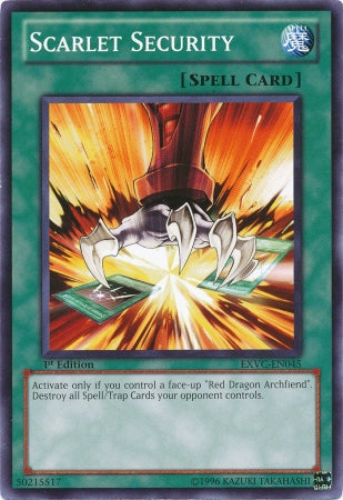 Scarlet Security [EXVC-EN045] Common Yu-Gi-Oh!