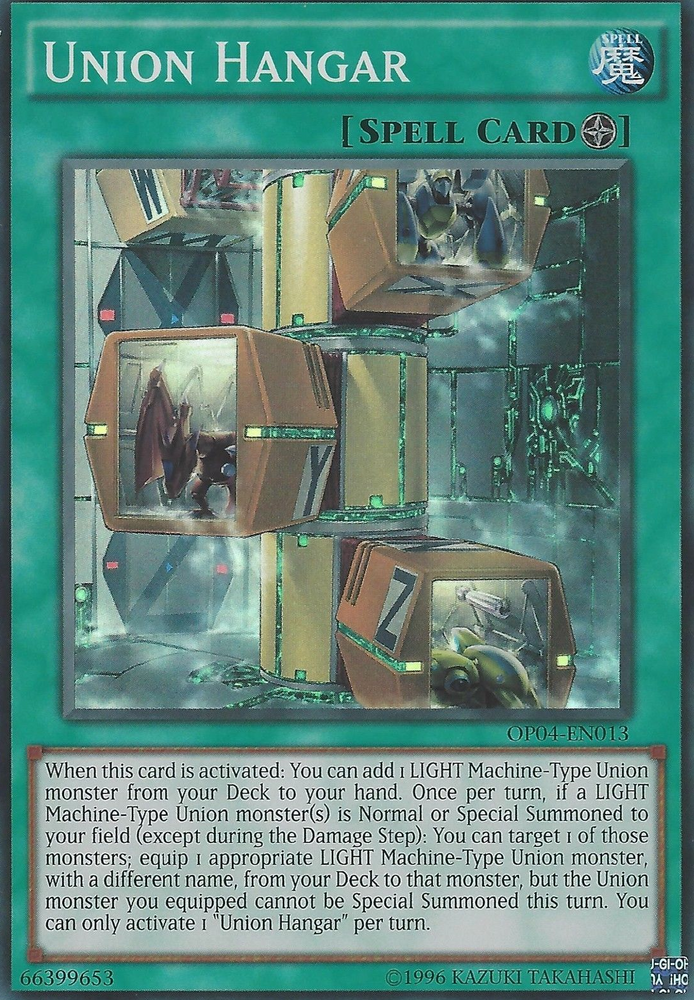 Union Hangar [OP04-EN013] Super Rare Yu-Gi-Oh!