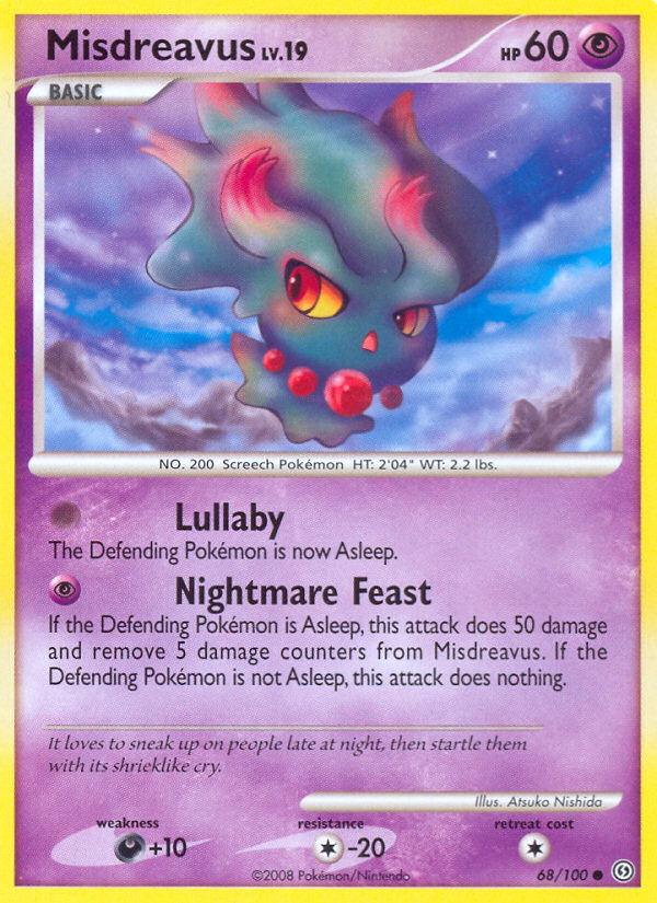Misdreavus (68/100) [Diamond & Pearl: Stormfront] Pokémon