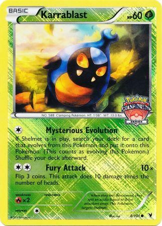 Karrablast (8/101) (Championship Promo) [Black & White: Noble Victories] Pokémon