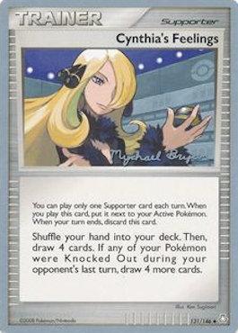 Cynthia's Feelings (131/146) (Happy Luck - Mychael Bryan) [World Championships 2010] Pokémon