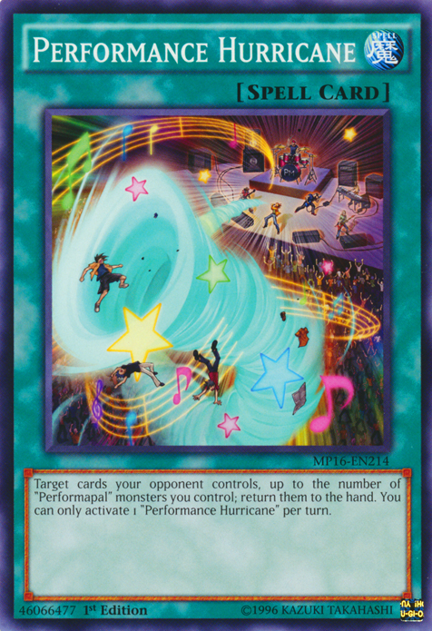 Performance Hurricane [MP16-EN214] Common Yu-Gi-Oh!