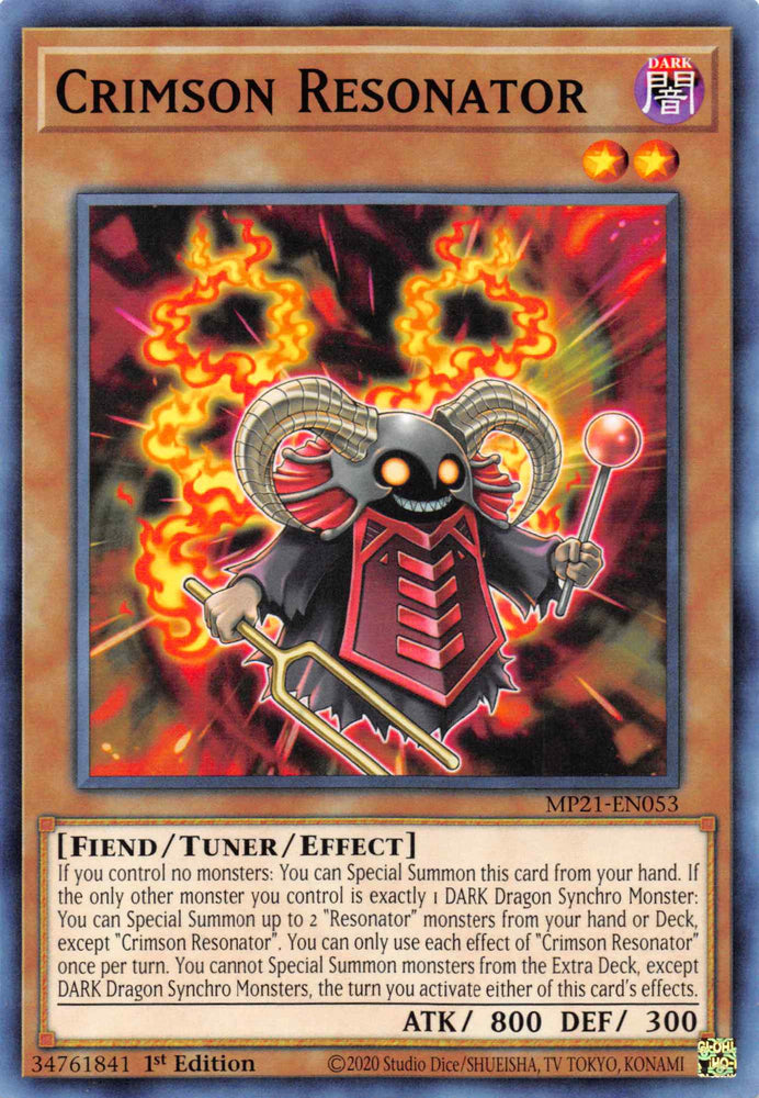 Crimson Resonator [MP21-EN053] Common Yu-Gi-Oh!