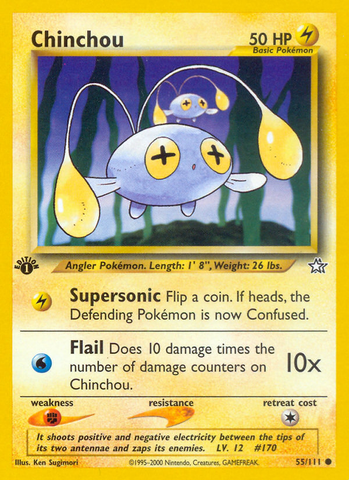 Chinchou (55/111) [Neo Genesis 1st Edition] Pokémon