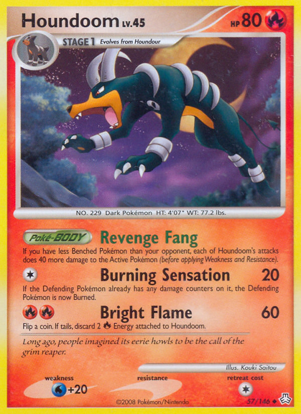 Houndoom (57/146) [Diamond & Pearl: Legends Awakened] Pokémon