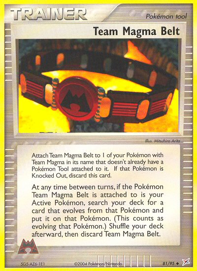 Team Magma Belt (81/95) [EX: Team Magma vs Team Aqua] Pokémon