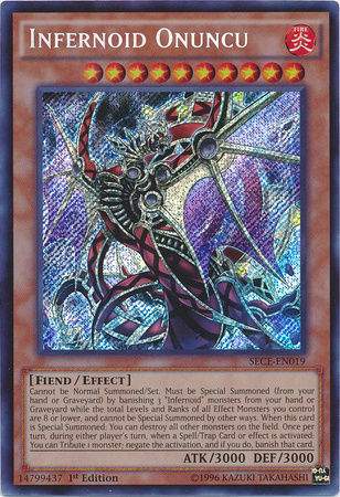 Infernoid Onuncu [SECE-EN019] Secret Rare Yu-Gi-Oh!