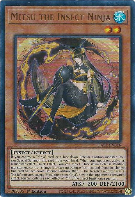 Mitsu the Insect Ninja [DABL-EN016] Ultra Rare Yu-Gi-Oh!