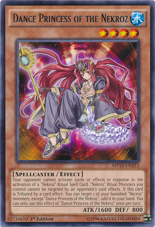 Dance Princess of the Nekroz [MP15-EN213] Rare Yu-Gi-Oh!