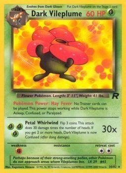 Dark Vileplume (30/82) [Team Rocket Unlimited] Pokémon