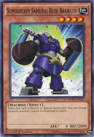 Superheavy Samurai Blue Brawler [MP15-EN067] Common Yu-Gi-Oh!