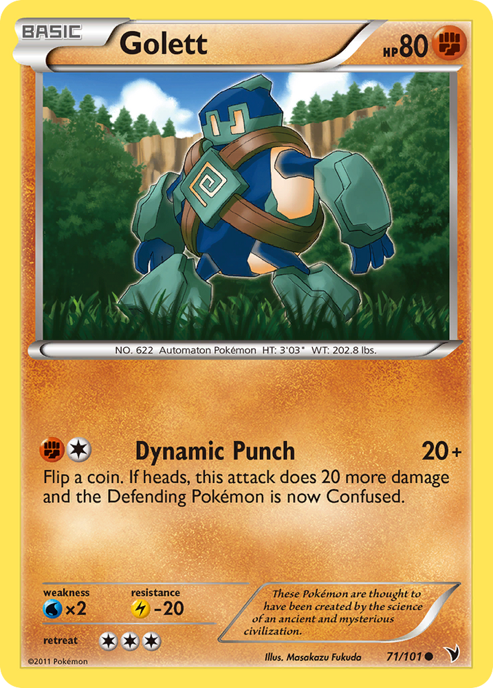 Golett (71/101) [Black & White: Noble Victories] Pokémon