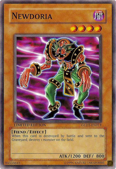 Newdoria [GLD1-EN011] Common Yu-Gi-Oh!